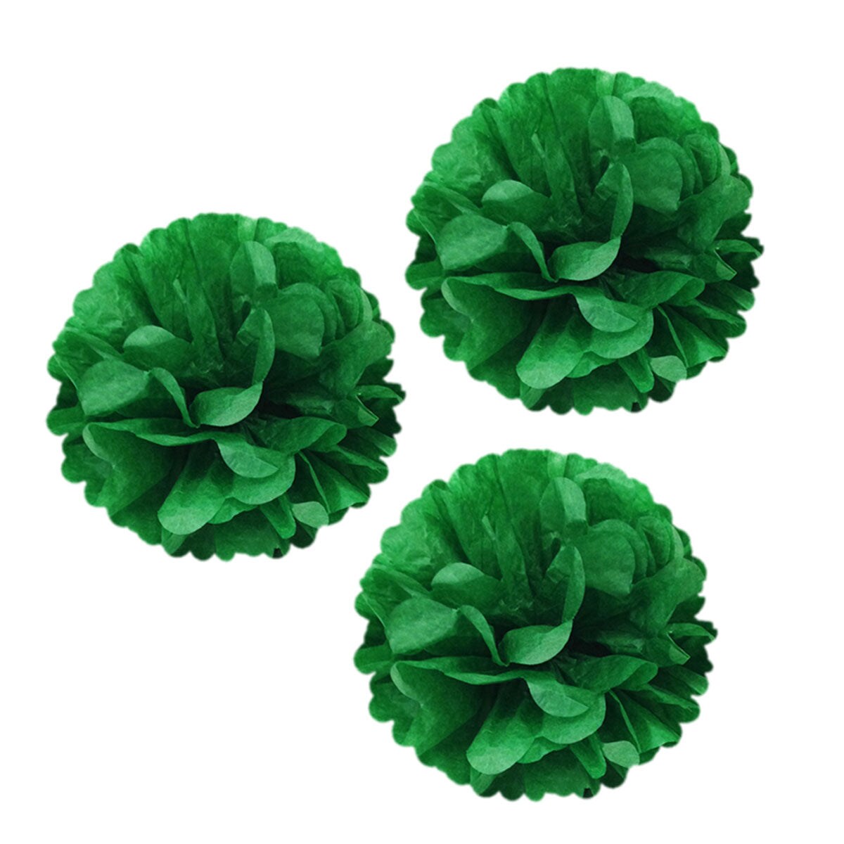 Wrapables 12 Set of 3 Tissue Pom Poms Party Decorations