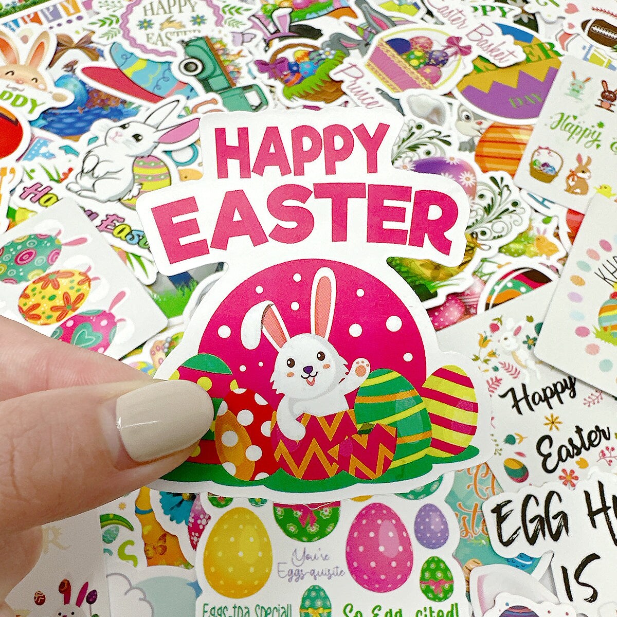 Wrapables Waterproof Vinyl Stickers for Water Bottles, Laptop, Phones, Skateboards, Decals for Teens, 100pcs