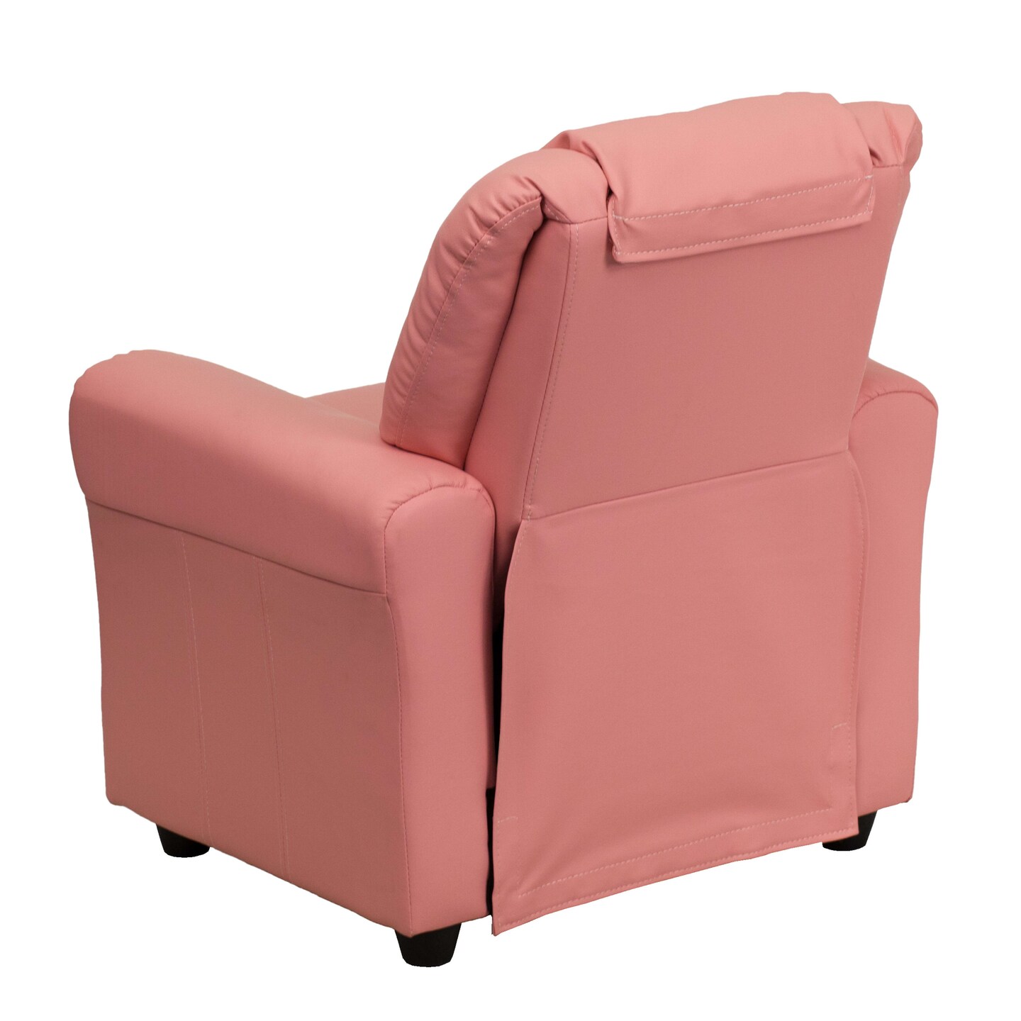 Emma and Oliver Contemporary Kids Recliner with Cup Holder and Headrest