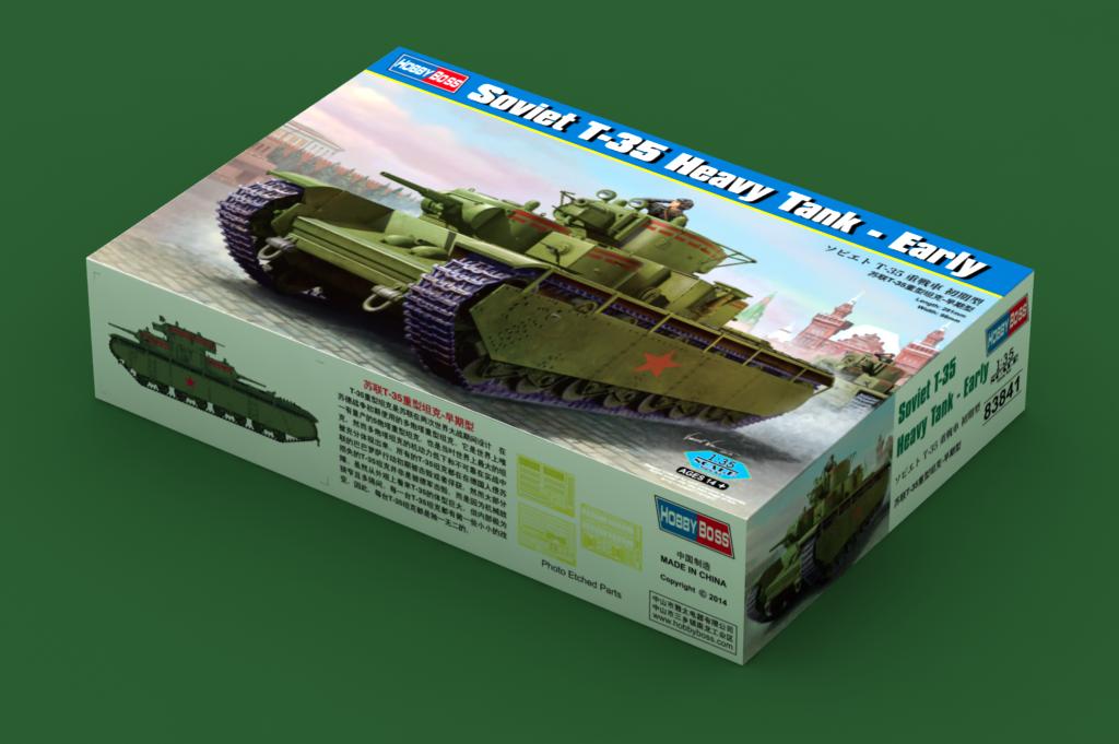 HobbyBoss  1/35 SOVIET T-35 HEAVY   TANK - EARLY Plastic Model