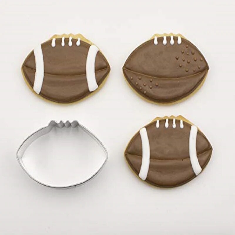 Ann Clark Football with laces Cookie Cutter 3 1/2&#x22;