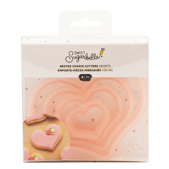 Cookie Cutters Sweet Sugerbelle Nested Heart 4 Piece