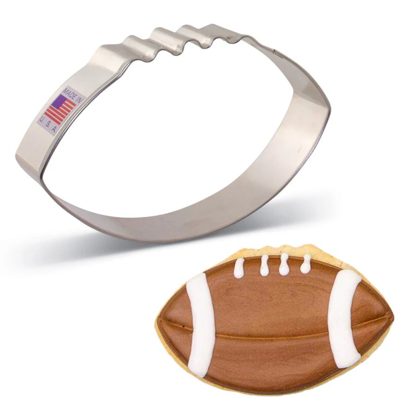 Ann Clark Large Football Cookie Cutter 2 7/8&#x22; x 4 3/8&#x22;