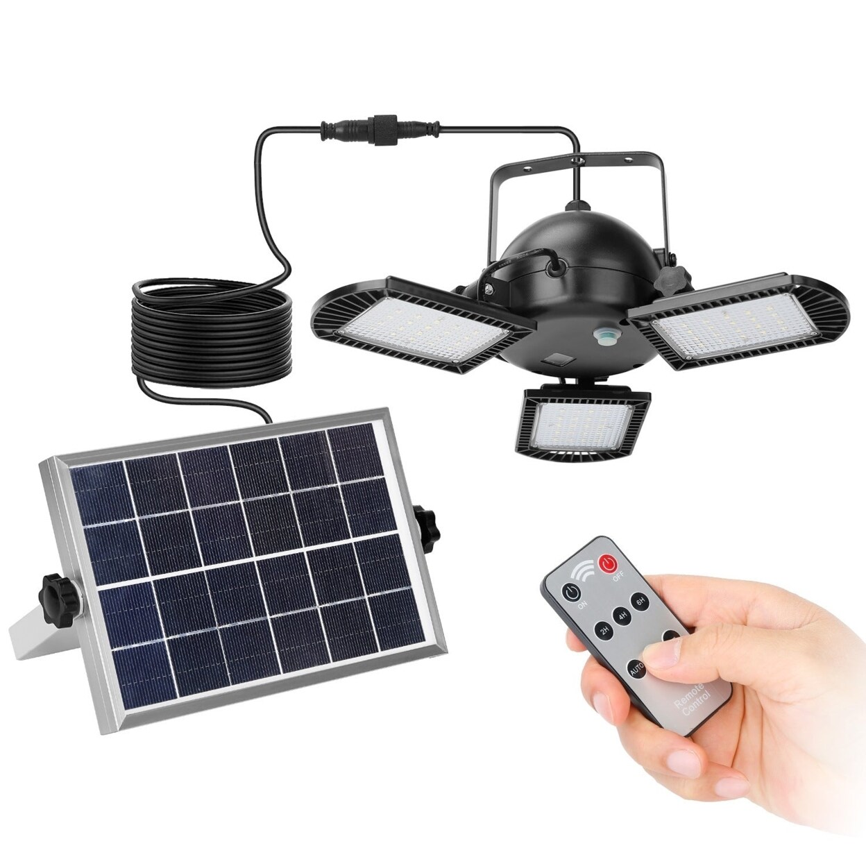 Solar Pendant Lights Ip65 Waterproof Shed Light 120 Adjustable Garage Light