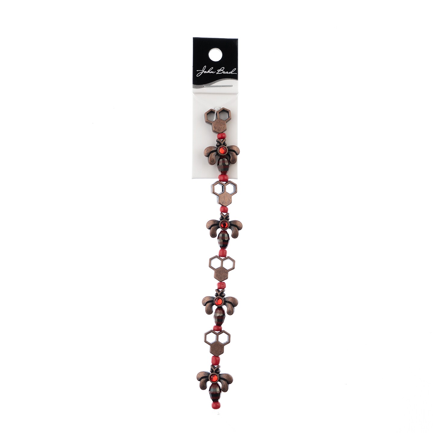 John Bead 5 inch Honeycomb &#x26; Bumble Bee Bead Strand