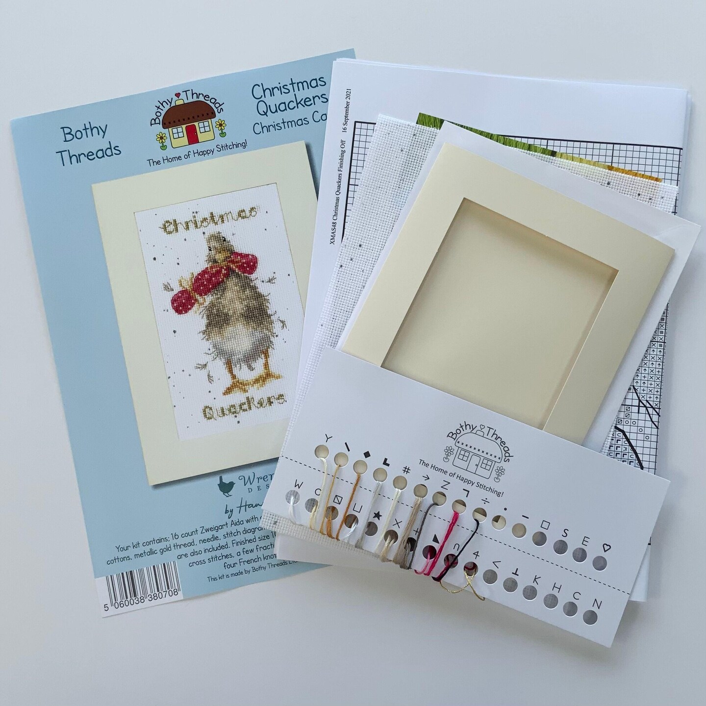Christmas Card - Christmas Quackers XMAS48 Counted Cross Stitch Kit