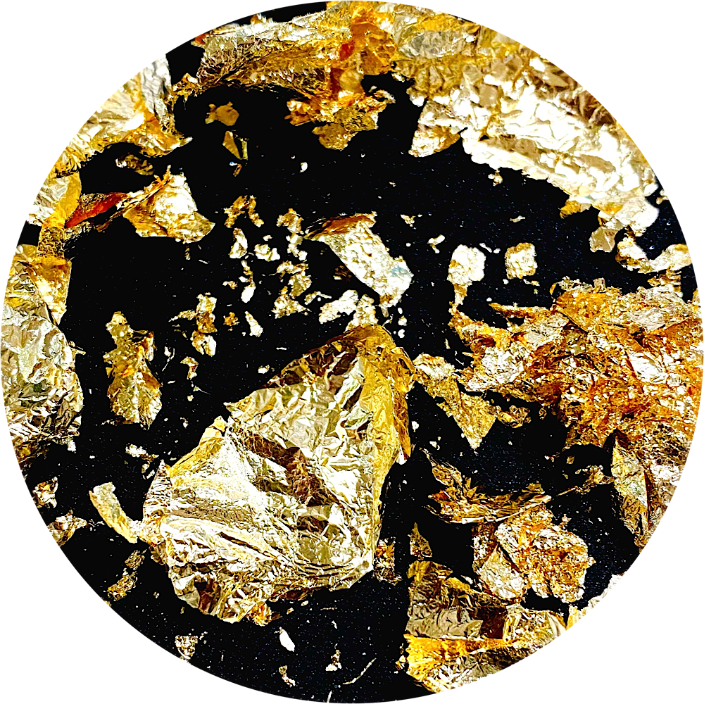 Polyester Glitter - Gold Flakes by Glitter Heart Co.&#x2122;