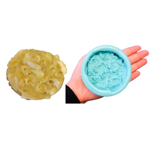 1pc Scrambled Eggs Silicone Mold Food Shape Mold for Soap | Wax | Resin Castings.| Not Food Grade