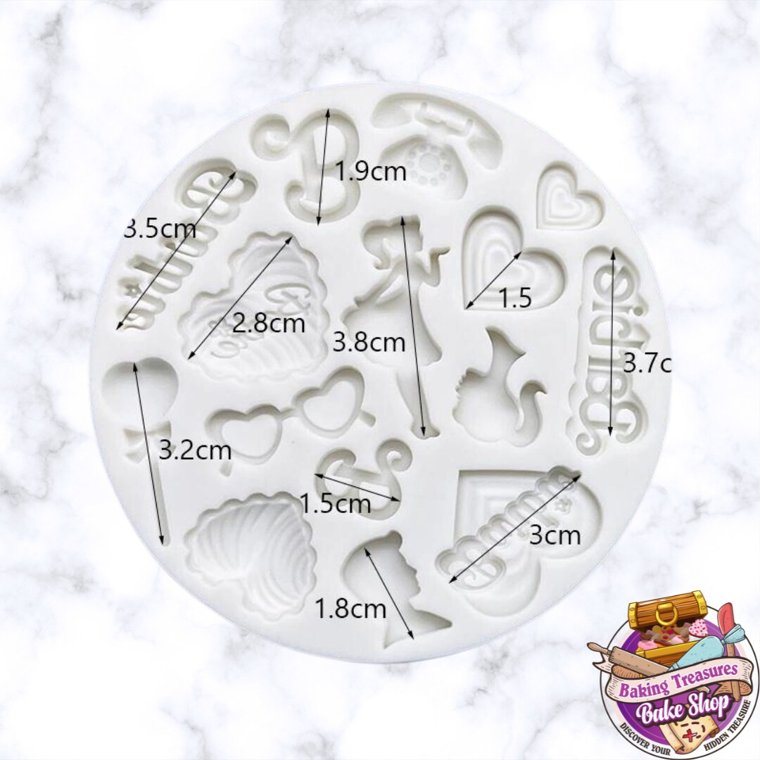 Doll Head Silicone Mold 15 Cavity