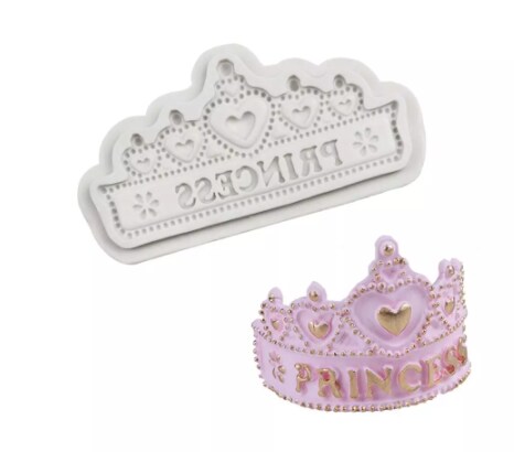 Gem  Princess Crown Silicone Mold