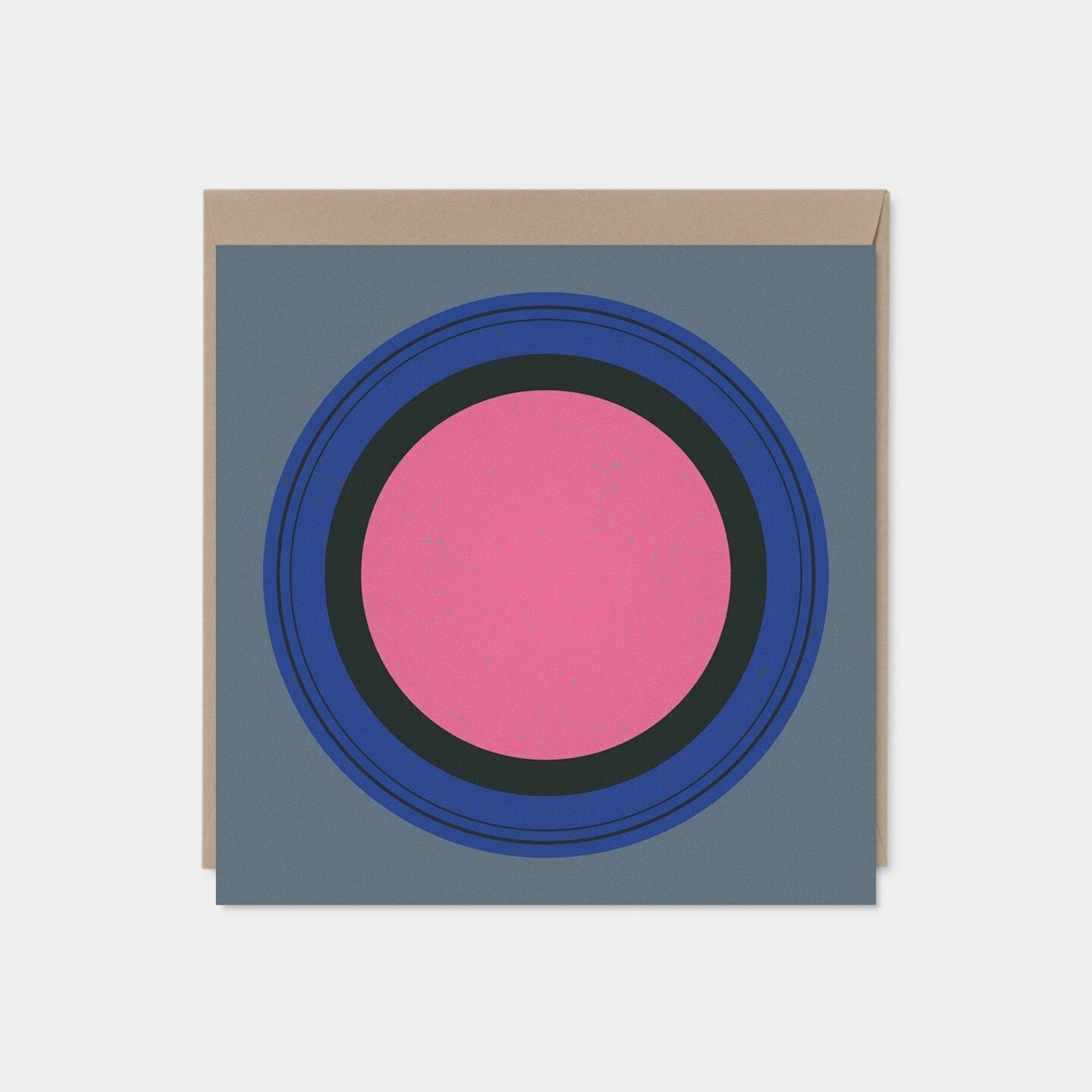 Color Block and Circle Modern Art Card