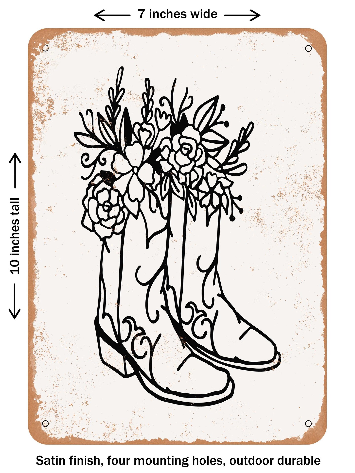 Decorative sales cowboy boots