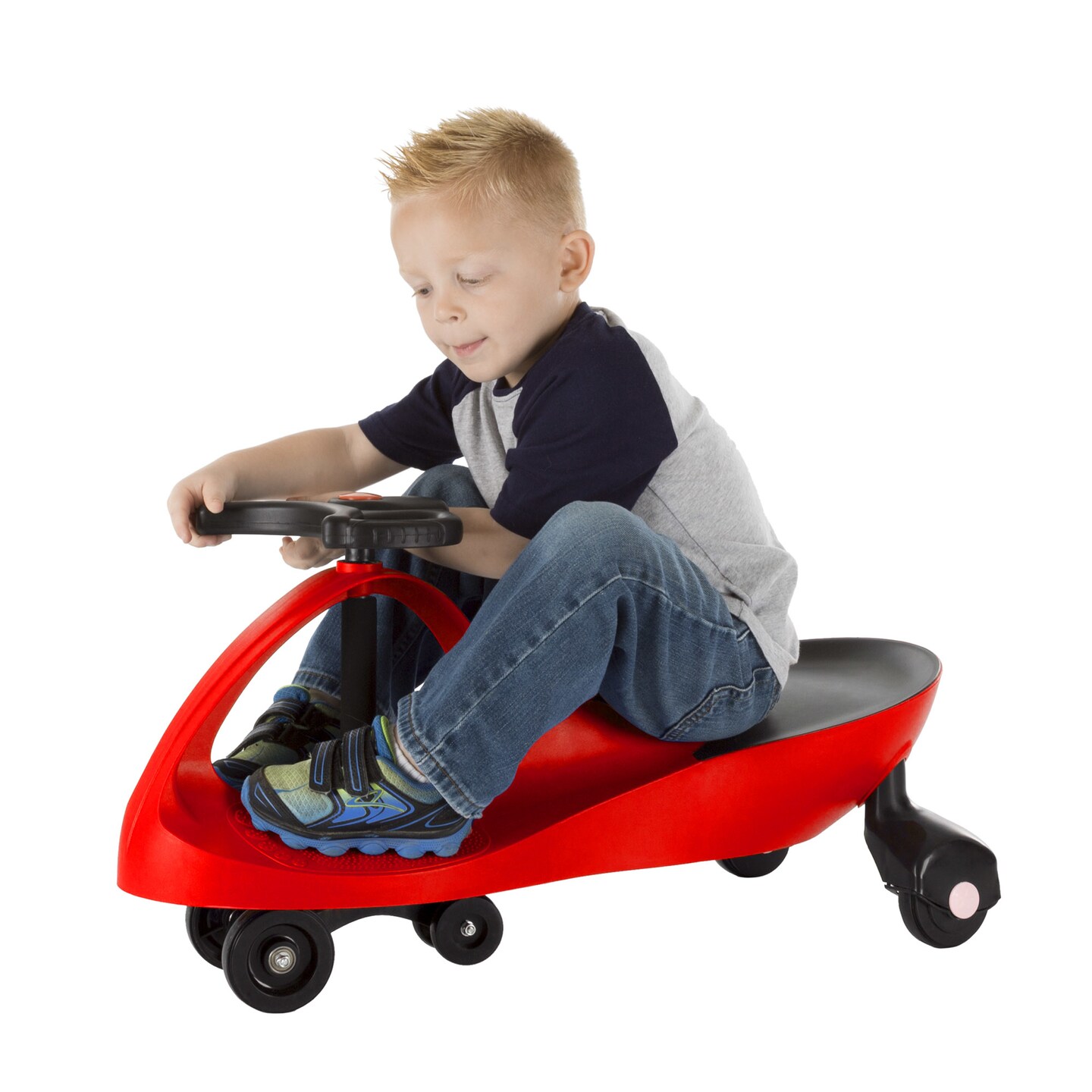 Lil Rider Ride on Toy ZigZag Twistcar Wiggle No Batteries No Gears No Pedals Easy Red Kids 2 - 6 Yrs
