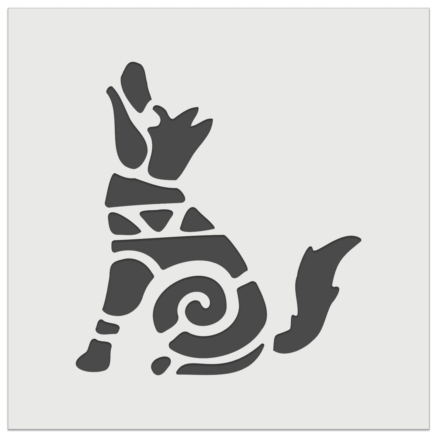 Southwestern Style Tribal Coyote Wolf Dog Wall Cookie DIY Craft Reusable Stencil
