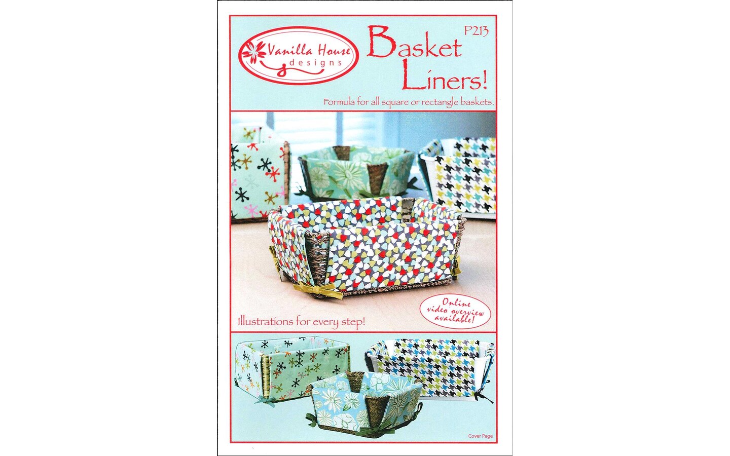 Vanilla House Basket Liners Ptrn