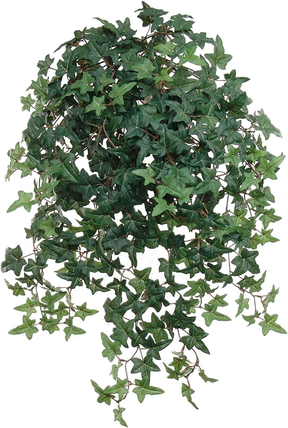 English Ivy Hanging Bush with 450 Lifelike Silk Leaves | 26-Inch | UV Resistant | Indoor/Outdoor Use | Faux Greenery | Party &#x26; Event | Wedding | Home &#x26; Office Decor (Set of 2)