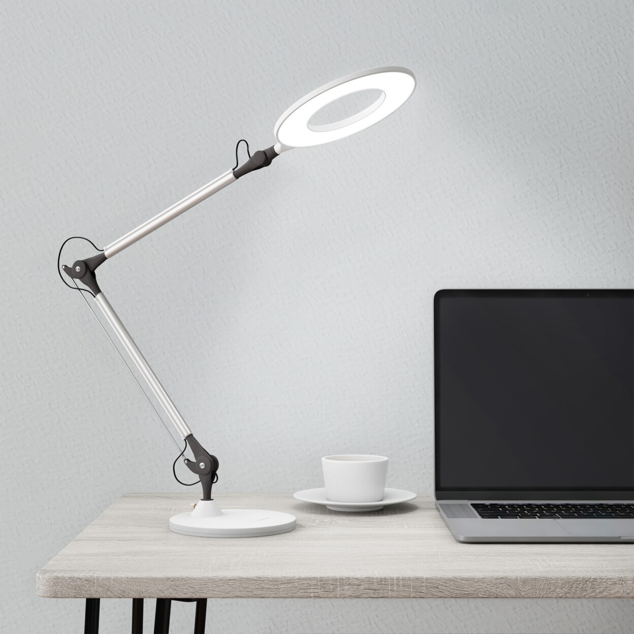 Led Architect Desk Lamp With Swing Arm Stepless Dimming High Cri 95 White Light
