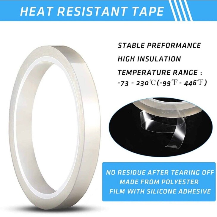 Clear Sublimation Heat Tape for Heat Press Use – Crafty Bucks