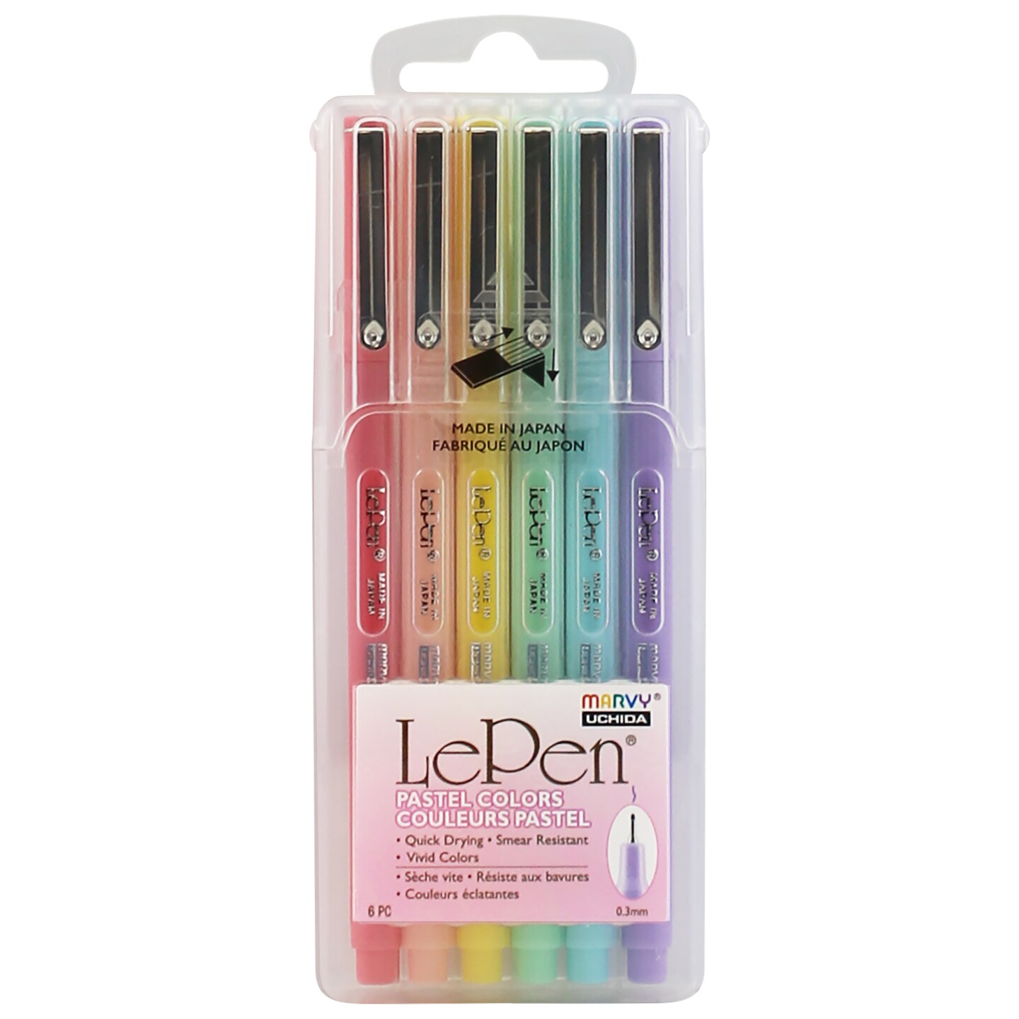 LePen Neon Color Set of 6