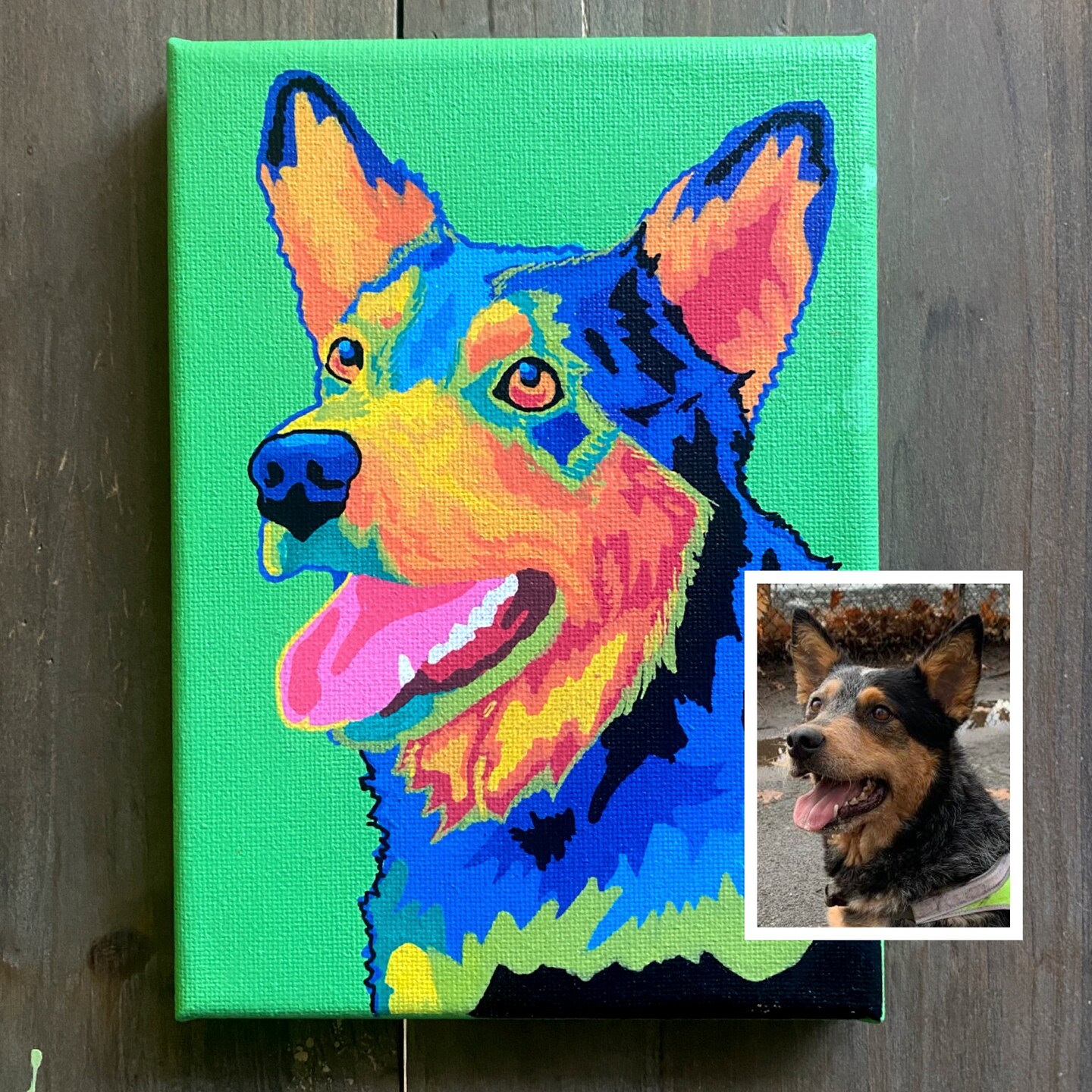 Custom Pet Portrait Watercolor Hand Painted from You Own Photo, personalized dog portraits, dog or cat drawing, custom pet portrait 2024 painting