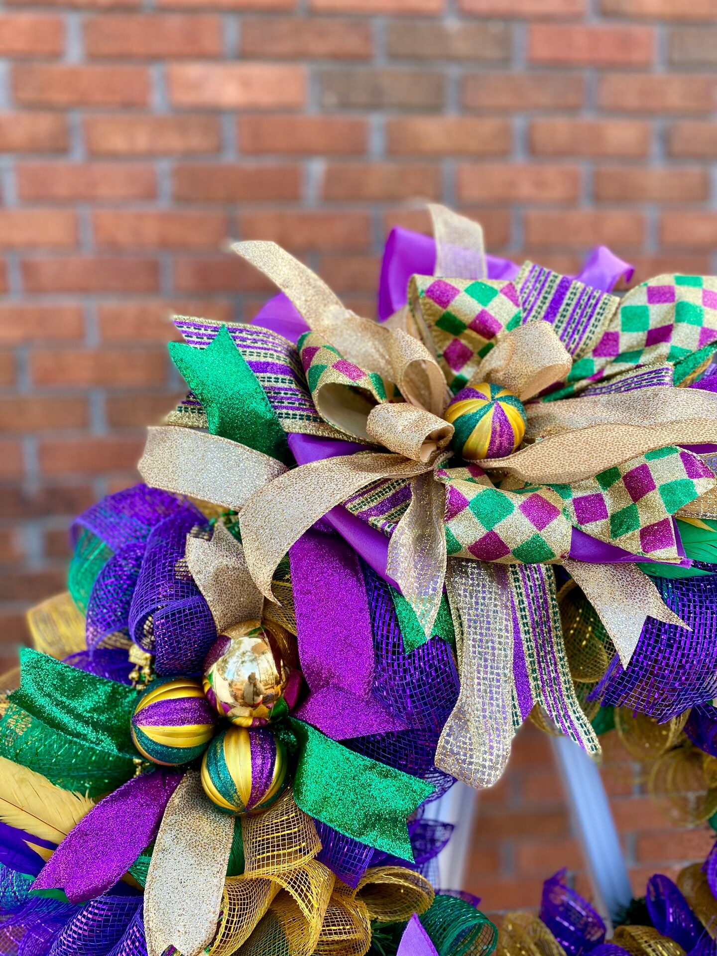 Mardi Gras Wreath | MakerPlace by Michaels