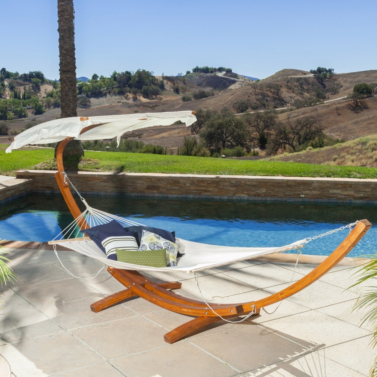 GDF Studio Weston Hammock and Canopy Top
