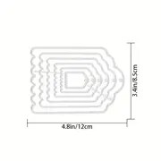 Metal Tag Die-Cutting 6 Piece Dies Set