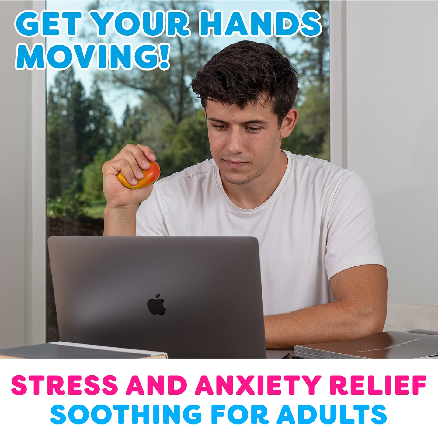 Power Your Fun Arggh Mini Stress Balls for Adults and Kids - 3pk