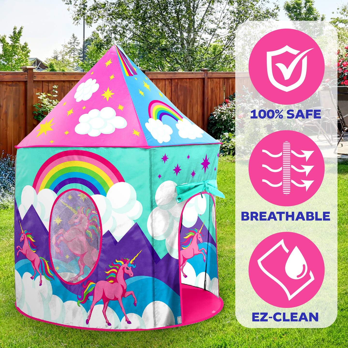 USA Toyz Unicorn Pop Up Tent for Kids