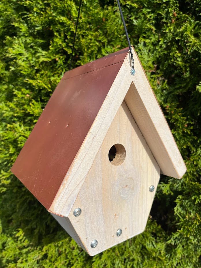 Copper Roof Birdhouse