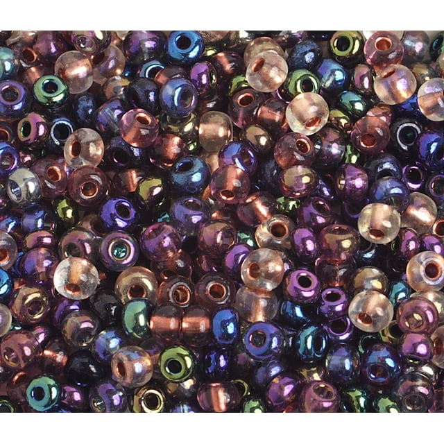 John Bead 6/0 Metallic Czech Glass Seed Beads, 500g