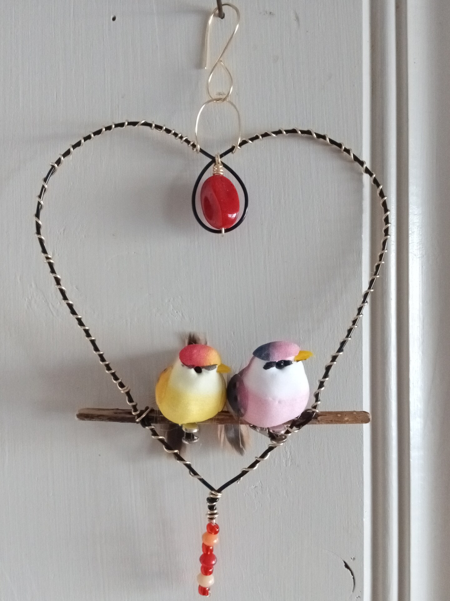 Hummingbird Swing Handmade Bird Perch Gift Bird Lovers