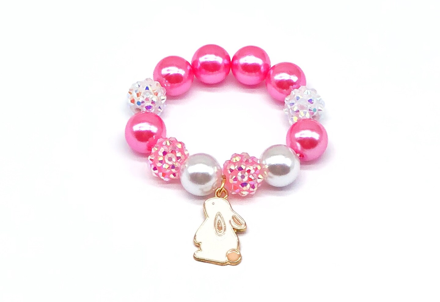 GNOCE Murano Glass Pink Mouse Charm - 925 Sterling Silver Bracelet & Necklace Charm For Women (Perfect Gift)