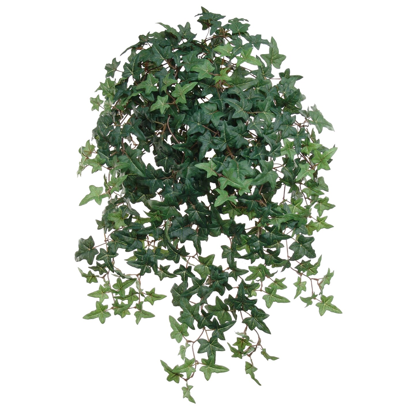 27&#x22; Mini Green English Ivy Bush with 450 Lifelike Silk Leaves, UV Resistant, Faux Greenery by Floral Home&#xAE;