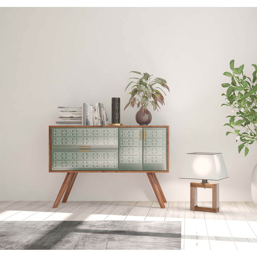 Redesign With Prima Decor Stencils - Something Geometric - 1 pc, sheet size 9&#x22;x12&#x22; 655350656645