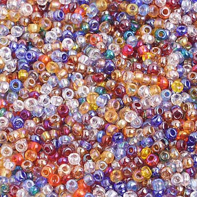 John Bead 10/0 Transparent Czech Glass Seed Beads, 500g