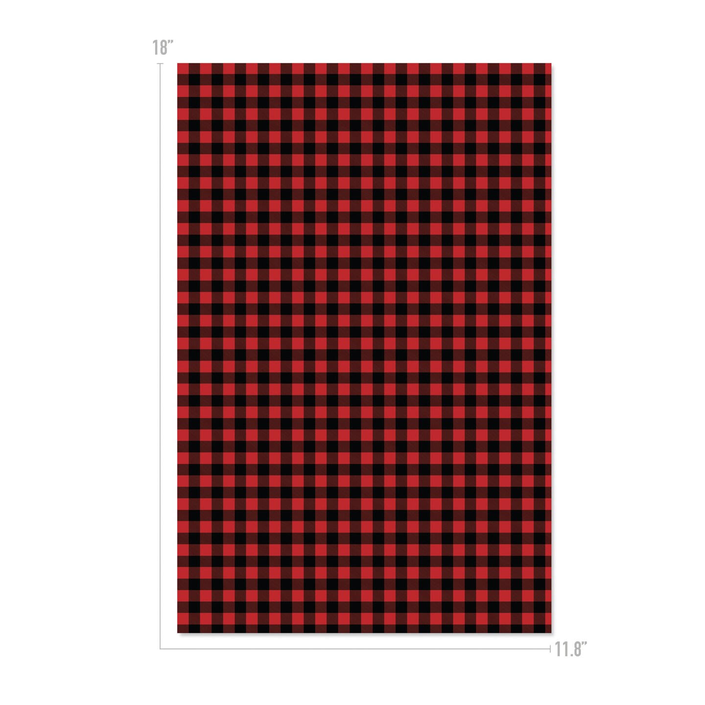 Happy Crafters Buffalo Plaid 11.8&#x22; x 18&#x22; Sheet