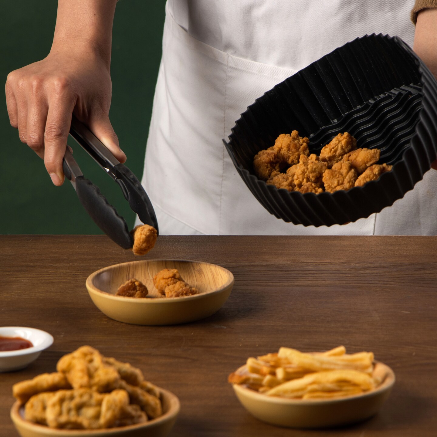 Uber Appliance Air fryer silicone liner reusable 4-7 Qt kit