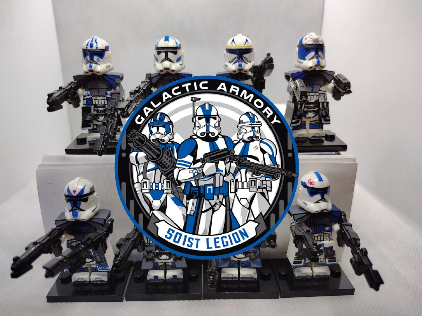 Custom Clone Troopers set of 8 minifigures MakerPlace by Michaels