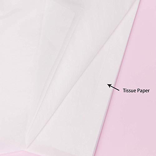 Medium Size Gift Bags-Colorful Marble Pattern Gift Bag with Tissue Paper for Shopping, Parties, Wedding, Baby Shower, Craft-4 Pack-7" X 4" X 9"