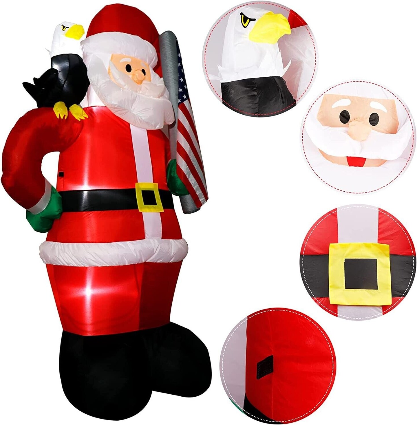 6ft Santa Inflatables Indoor Outdoor Christmas Decor