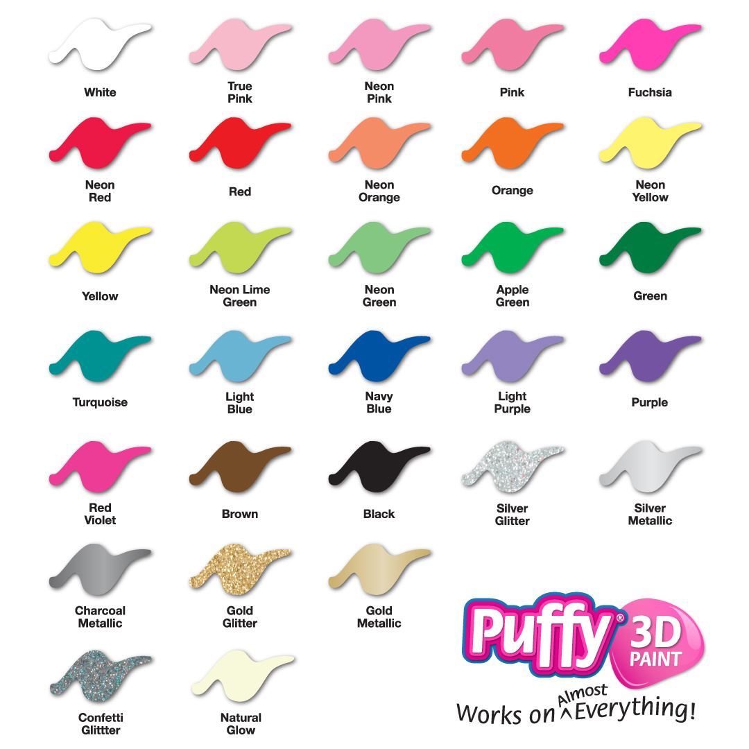 Puffy 3D Paint Value Pack 30 Pack