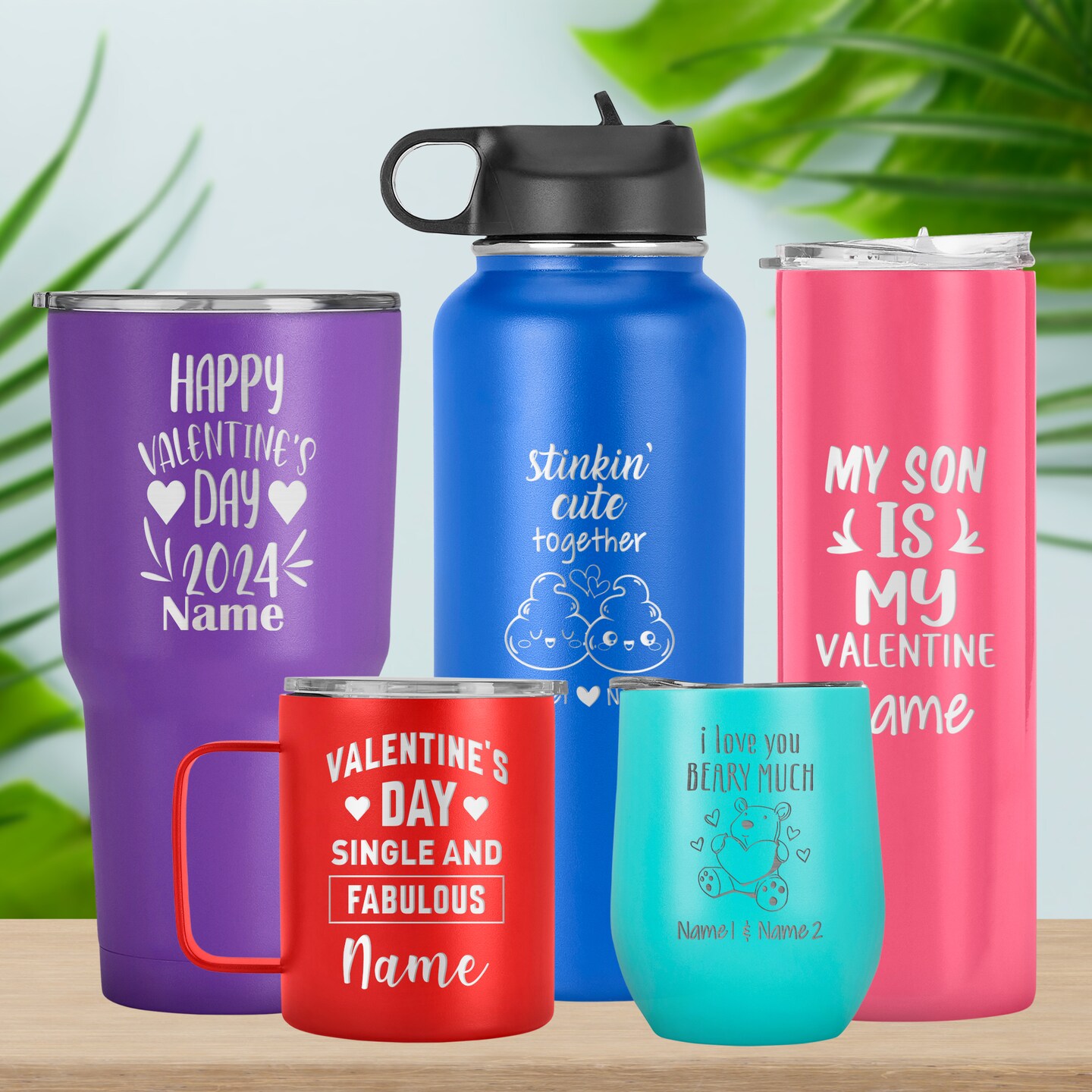 Custom Engraved Personalised Travel Mug Thermal Flask Coffee Cup