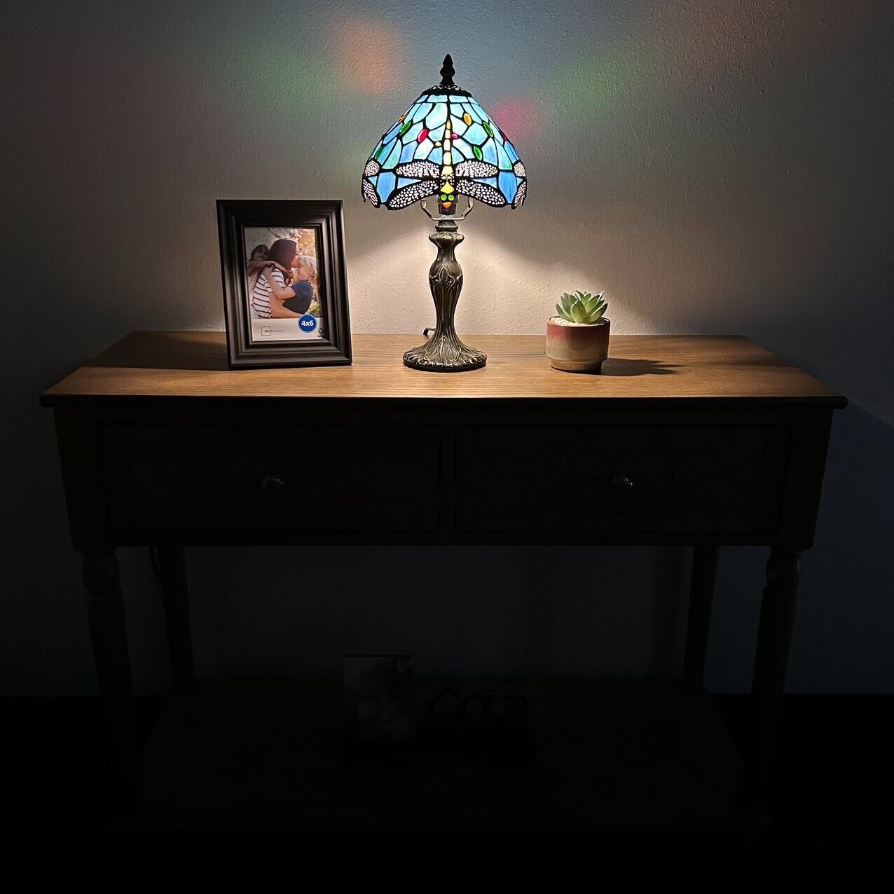 Mini Tiffany Style Table Lamp