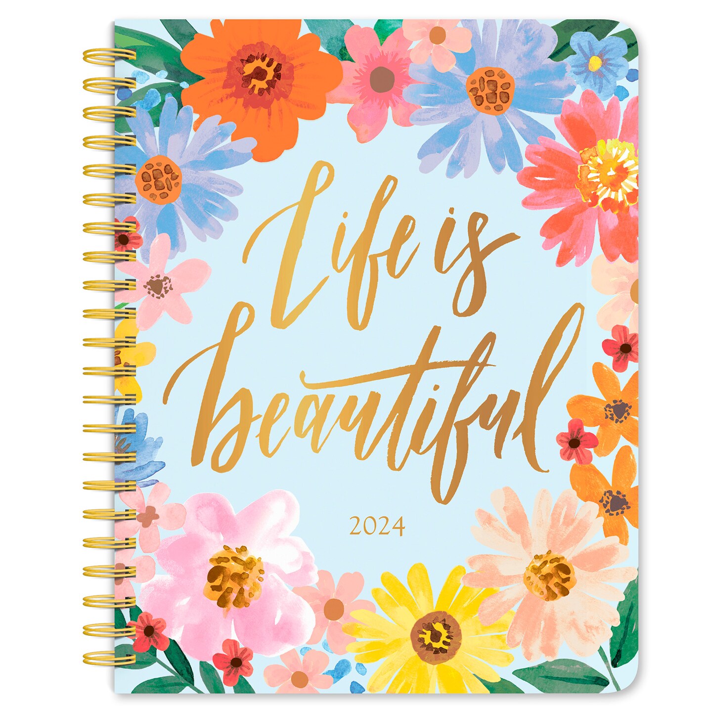 Bonnie Marcus 2024 6 x 7.75 Inch Weekly Desk Planner Foil Stamped