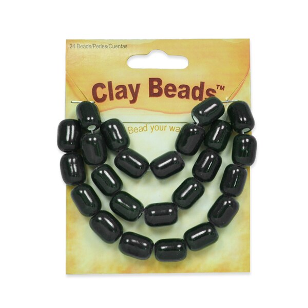 6 Packs of Clay Beads Pack of 24