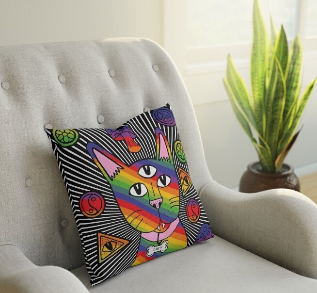 Trippy pillows online