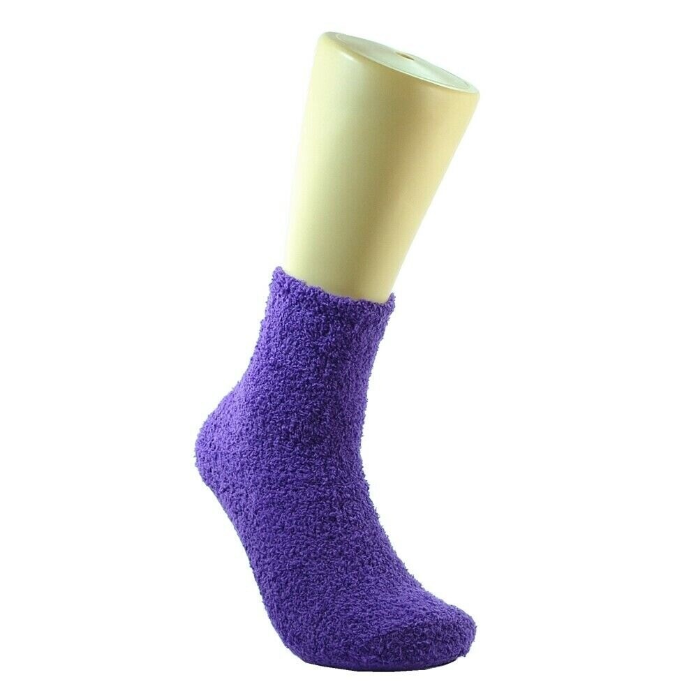 6 Pairs Women&#x27;s Cozy Non-Skid Slipper Socks