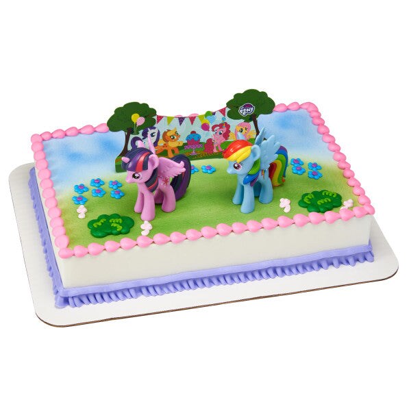 My Little Pony It&#x27;s a Pony Party! DecoSet&#xAE; Cake Decoration