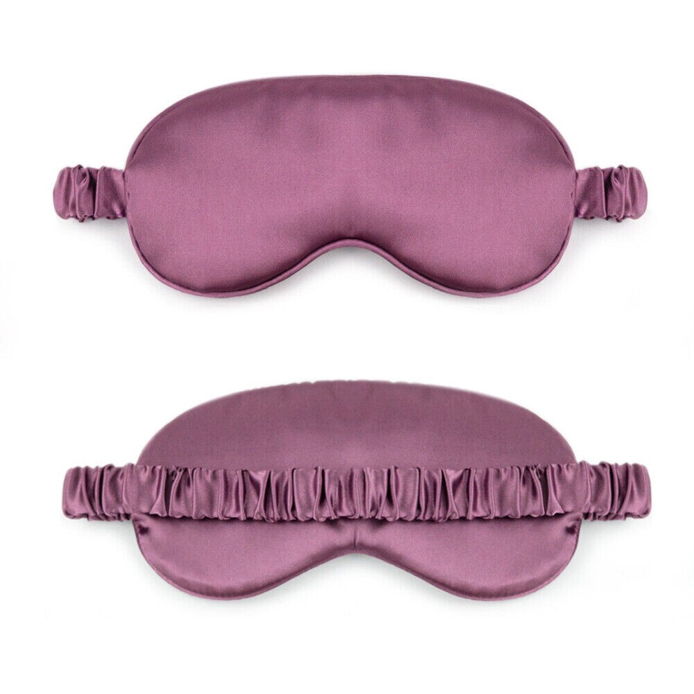 Kitcheniva Smooth Padded Double Sided Satin Travel Sleep Eye Mask Cover